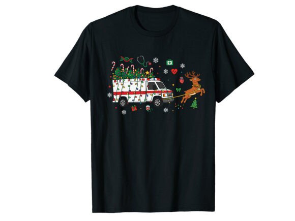 Ambulance Reindeer Paramedic T-Shirt Review