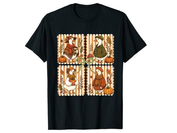 Autumn Goose Friends Fall T-Shirt Review