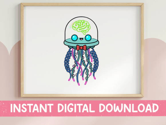 Brain Jellyfish UFO Alien Art Review
