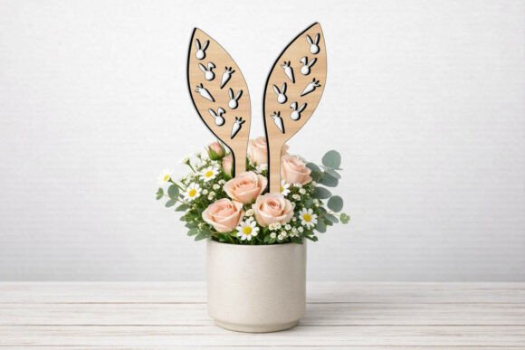 Bunny Carrots SVG Easter Ears Planter Review