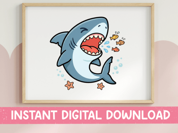 Cute Hungry Shark Ocean Cartoon Review