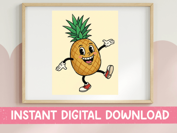 Dancing Pineapple Retro Cartoon Embroidery Review