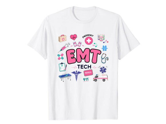 EMT Tech Life Saver Paramedic T-Shirt