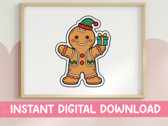 Gingerbread Man Elf Hat Christmas