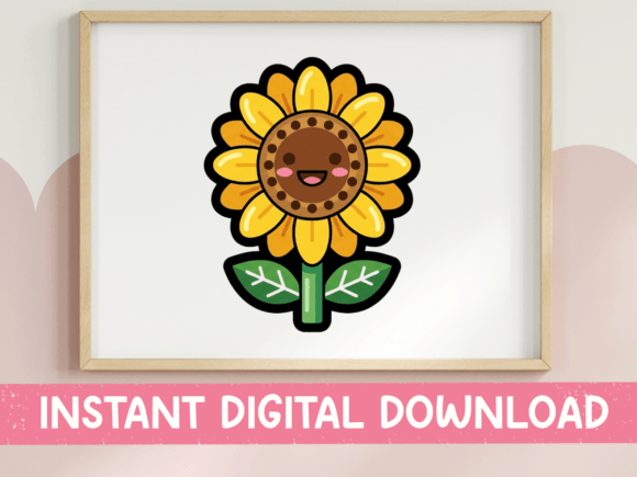 Happy Sunflower Kawaii Cute Flower Review