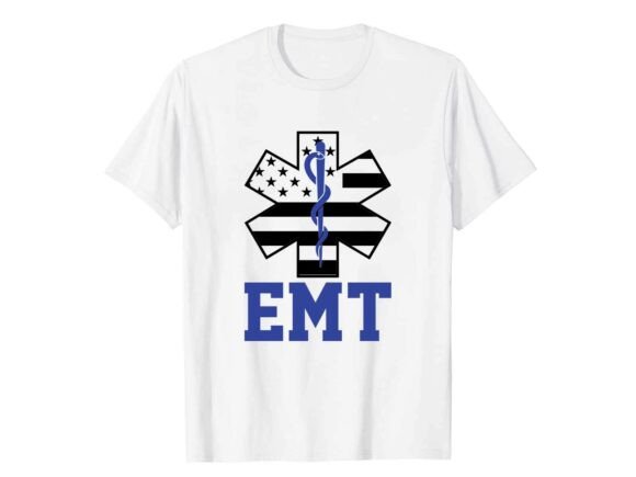 Patriotic EMT Paramedic T-Shirt