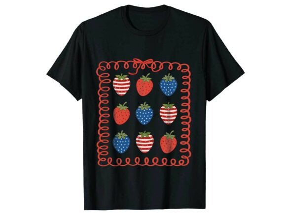 Patriotic Strawberry Paramedic T-Shirt