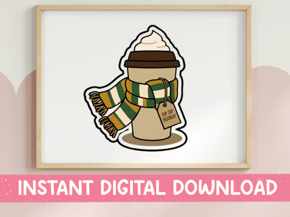 Sip Sip Hooray Cozy Scarf Coffee