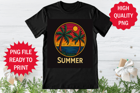 Summer Retro Vintage Sublimation Png Art Review