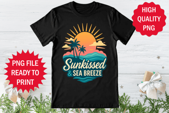 Sunkissed Summer T-shirt Sublimation Png Review