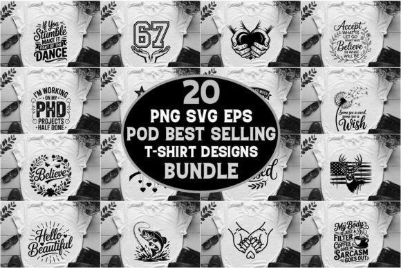T-Shirt Design PNG Bundle Review